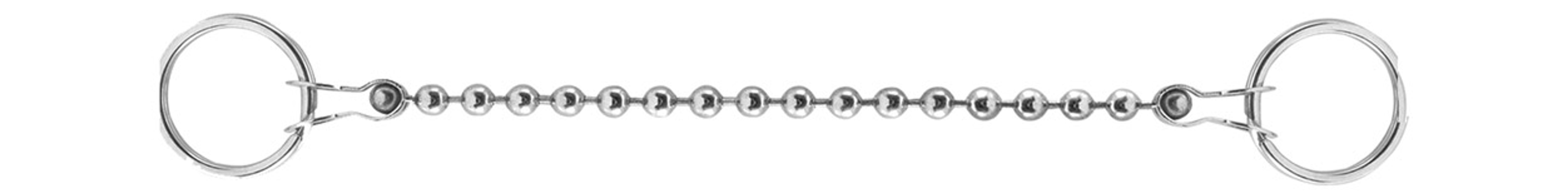 Schmidt Kugelkette 3.6 mm verchromt 30 cm, Farbe silberfarben Bild 1