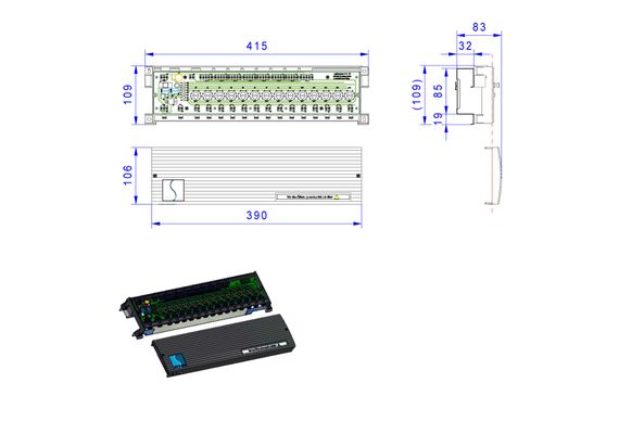 Strawa Comfort strawalogiX Klemmleiste RT8-STA14 230 V Heizen und Kühlen Bild 2