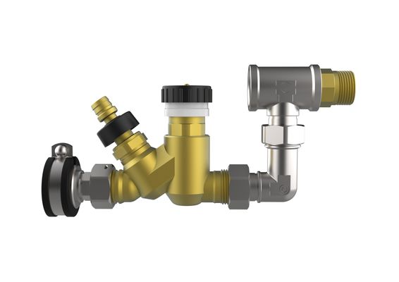 Strawa Zirkulationsregler NexusValve TW thermisch 50-60 Grad C mit Verrohrung, DN 15 Bild 2