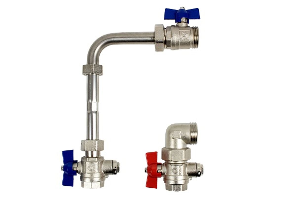 Strawa Anschlussgarnitur e-class AG 3/4'' LV-WMZ-2F-lang Bild 1