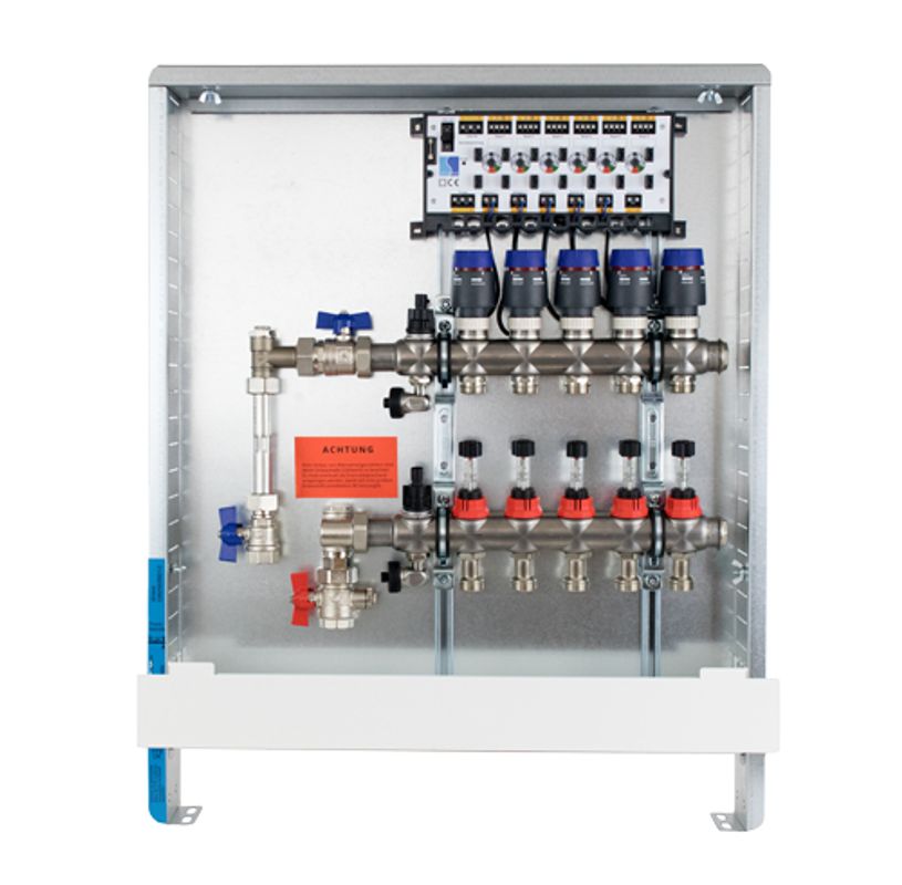 Strawa FB-Anschlussstation H 63-WMZ-80-X 2 Hkr, 710 x 435 x 80 mm Bild 1