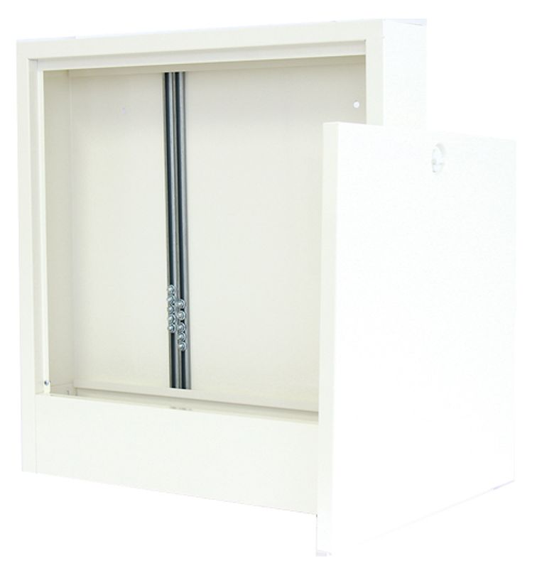Strawa Aufputz-Schrank A / 0,3 RAL 9016, 392 x 125 mm, Farbe weiß Bild 1