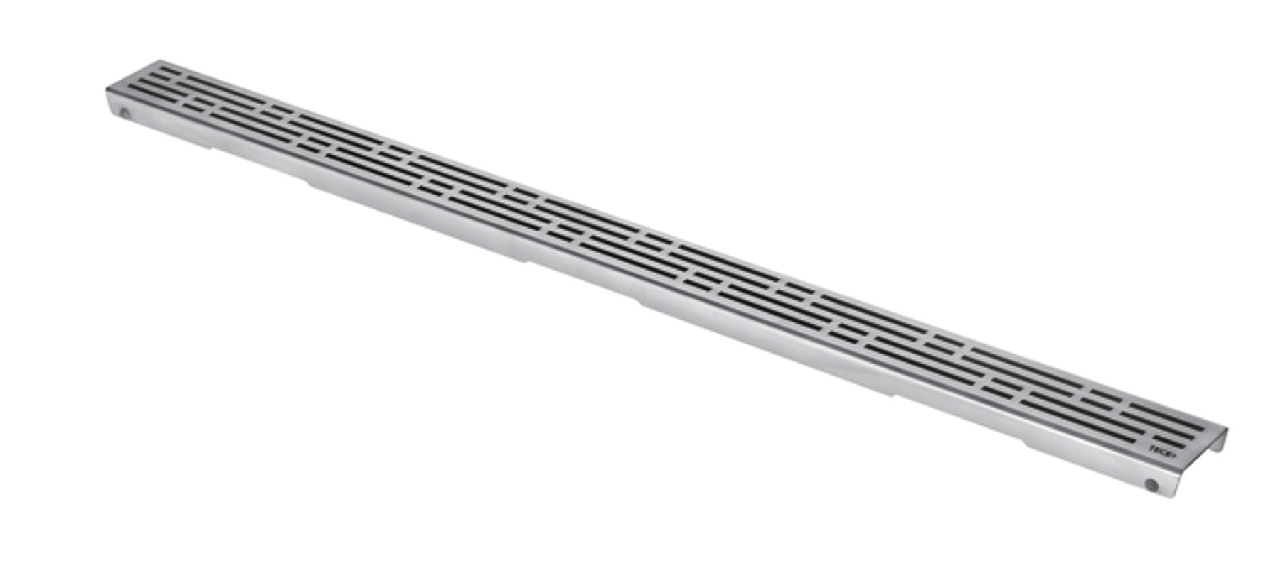 Tece drainline Designrost "basic", Edelstahl gebürstet, 800 mm, 22 x 743 x 66 mm, Farbe Edelstahl-Optik (silber) Bild 1