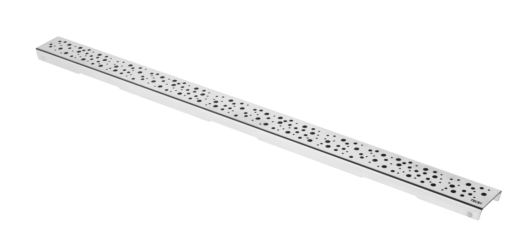 Tece drainline Designrost "drops", Edelstahl poliert, 1500 mm, Farbe silber Bild 1