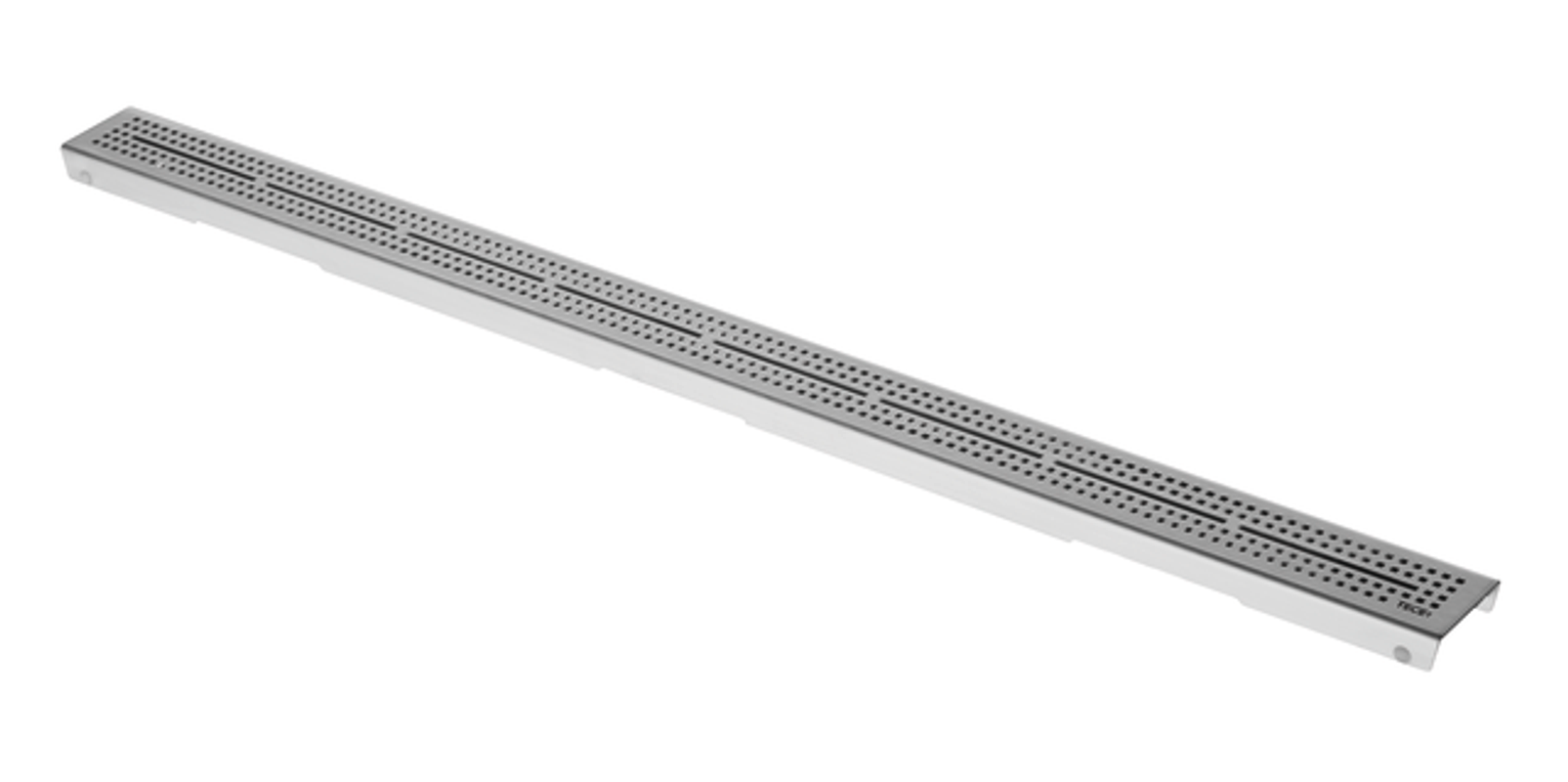 Tece drainline Designrost "quadratum", Edelstahl gebürstet, 700 mm, 22 x 643 x 66 mm, Farbe Edelstahl-Optik (silber) Bild 1