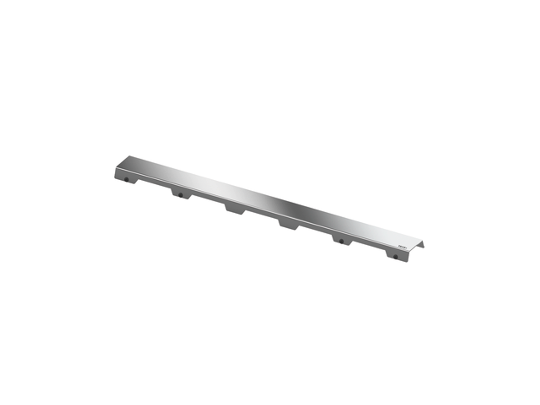 Tece drainline Designrost "steel II", Edelstahl gebürstet, 1500 mm, 22 x 1443 x 66 mm, Farbe Edelstahl-Optik (silber) Bild 1