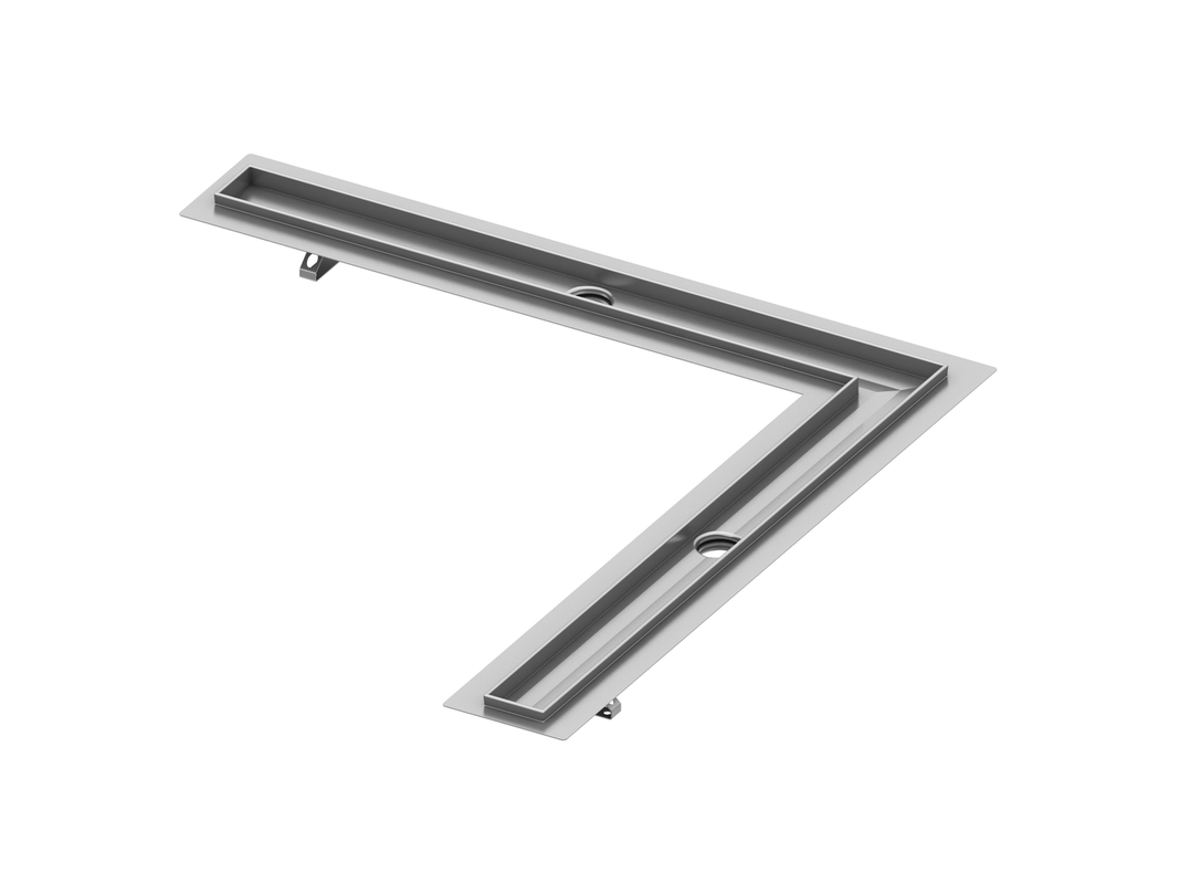 Tece drainline Winkelrinne, mit Seal System Dichtband, 1000 x 1000 mm Bild 1