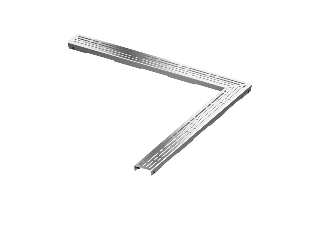Tece drainline Designrost "basic", 1200 x 1200 mm, Farbe silberfarben Bild 1