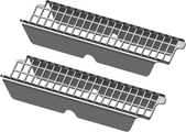 Tece TECEdrainline drainprofile Haarsieb, Set, mit 2 Sieben, Farbe silberfarben Bild 1