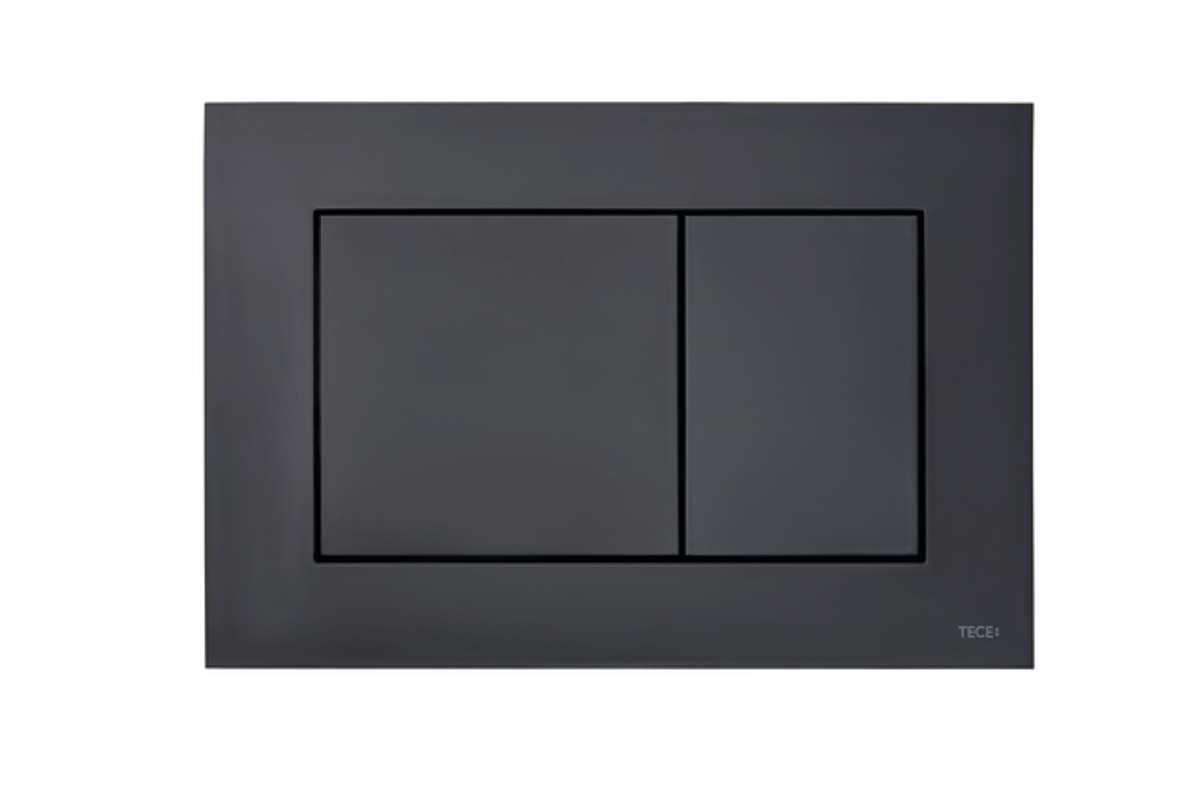 Tece now WC-Betätigungsplatte, 150 x 220 mm, Farbe schwarz Bild 1