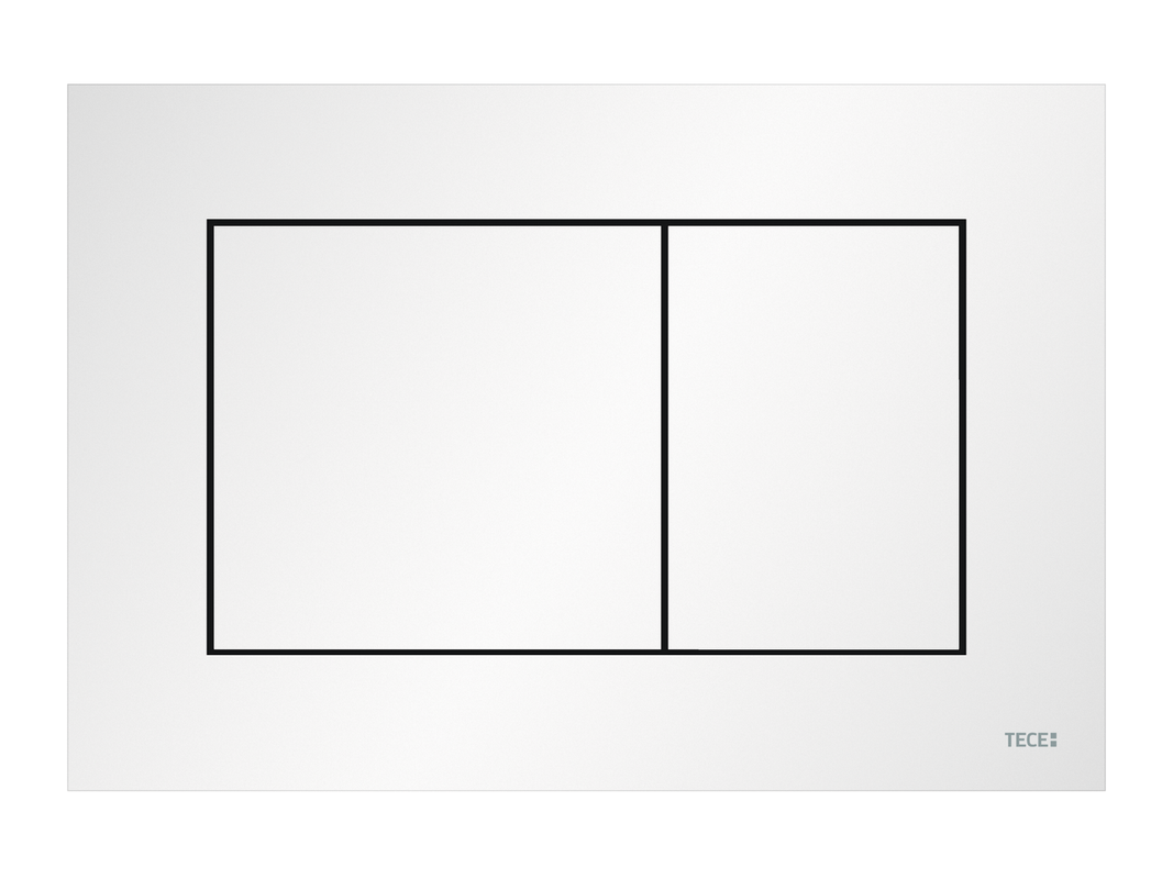 Tece now WC-Betätigungsplatte, 150 x 220 mm, Farbe weiß Bild 1