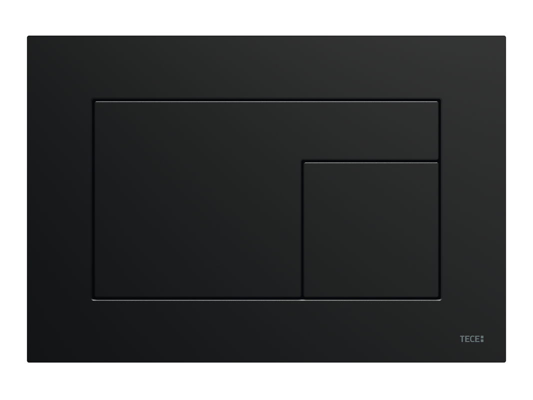 Tece velvet WC-Betätigung, Nero Ingo / "Ingo", 150 x 220 mm, Farbe schwarz Bild 1