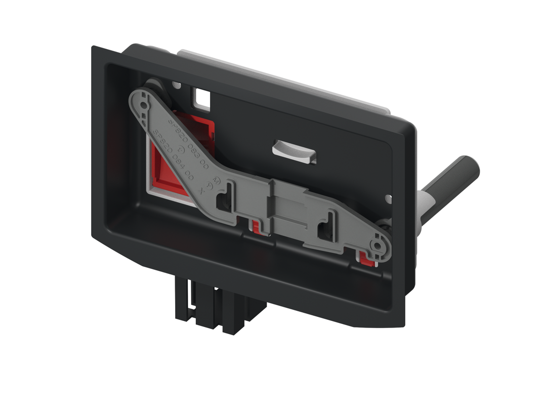 Tece -Einwurfschacht II für Reinigungstabs TECEsquare II Metall / Glas und TECEsolid, Farbe transparent Bild 1