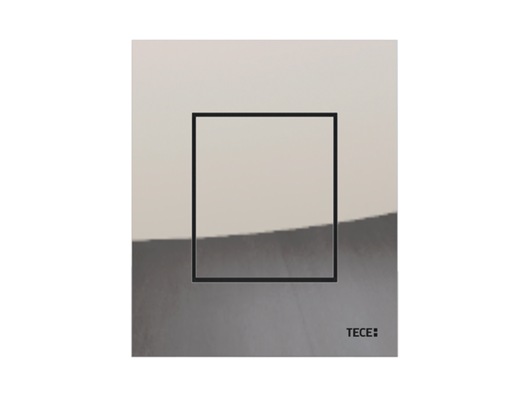 Tece now Urinal-Betätigungsplatte inklusive Kartusche chrom glaenzend, 124 x 104 x 5 mm, Farbe chrom Bild 1