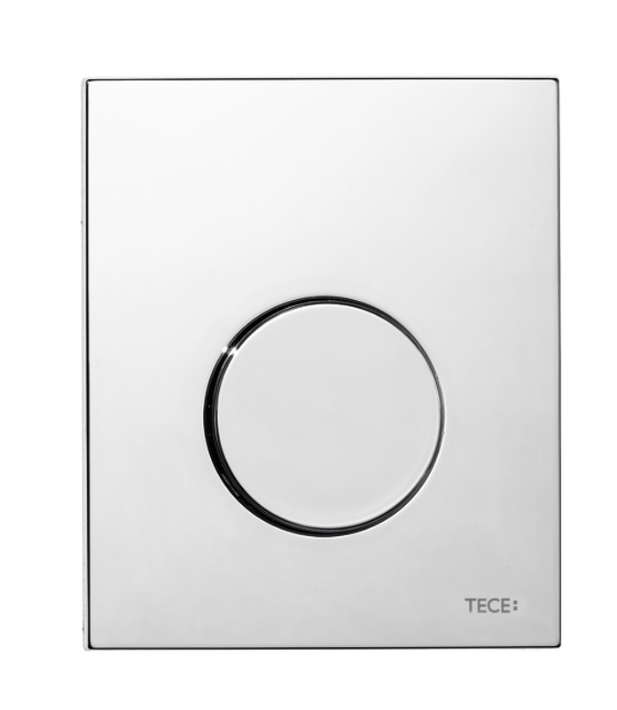 Tece loop Urinal-Betätigungsplatte Kst, mit Kartusche chrom glaenzend, 120 x 100 mm, Farbe chrom Bild 1