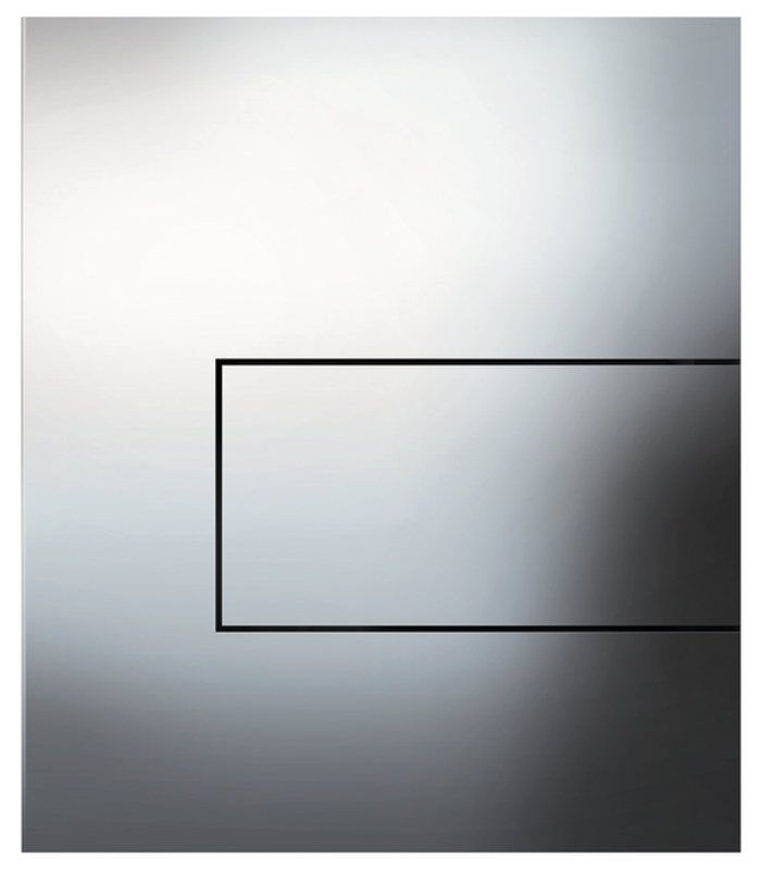 Tece square Urinal-Betätigungsplatte Metall, chrom glaenzend, 144 x 124 mm, Farbe chrom Bild 1