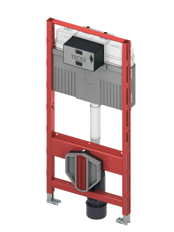 Tece profil WC-Modul, mit Uni-Spülkasten, mit Hygienespülung, Bauhöhe 1120 mm, 1120 x 500 mm Bild 1
