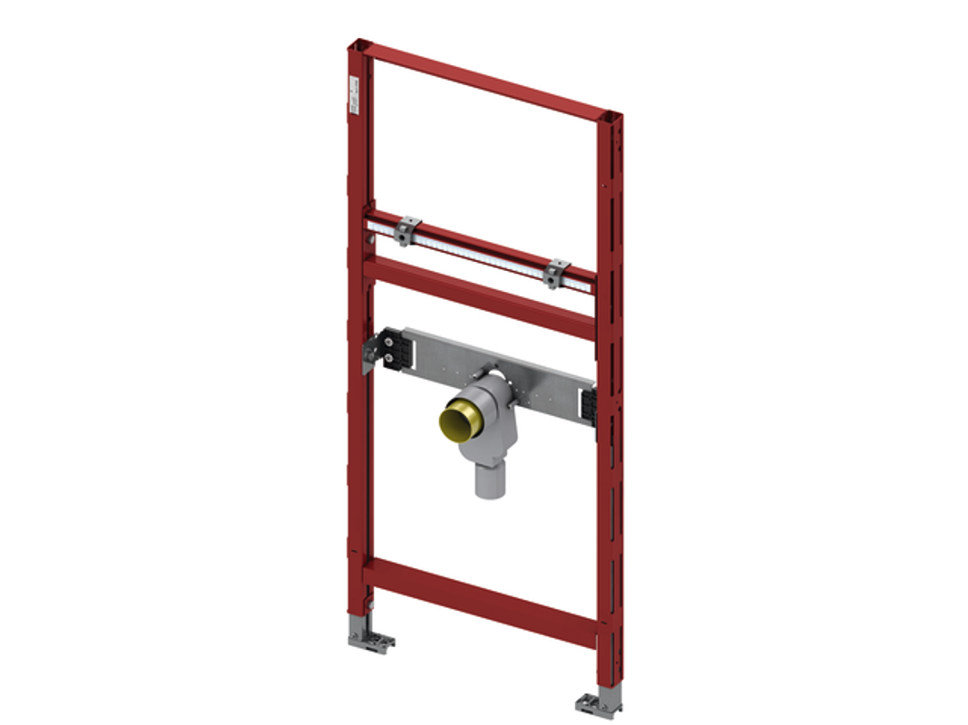 Tece profil Universalmodul für Waschtisch BauHöher 1120 mm, mit UP-Geruchsverschl, 1120 x 500 x 75 mm, Farbe rot Bild 1