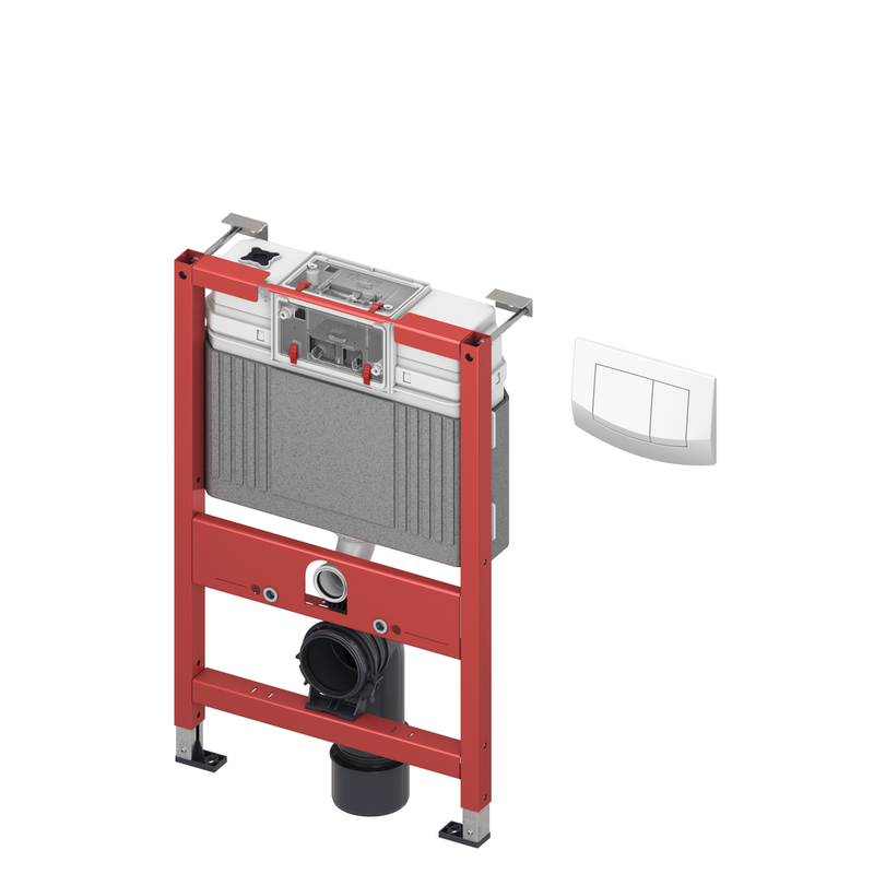 Tece base WC-Set, mit Uni-Spülkasten inklusive TECEambia Bet.-Platte, BH820 mm, Farbe weiß Bild 1