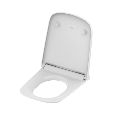 Tece WC-Sitz, mit Deckel Slim, abnehmbar mit AS, passend für WC-Keramiken, Farbe weiß Bild 2