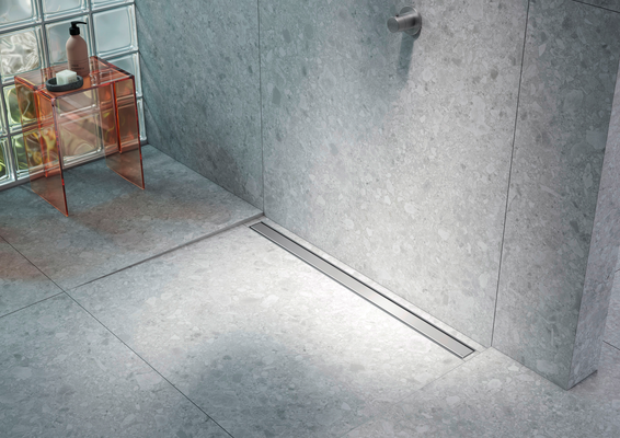 Tece drainline-Evo Duschrinne, 900 mm befestigte Seal System Dichtmanschette, 68 x 893 x 111 mm, Farbe silber Bild 3