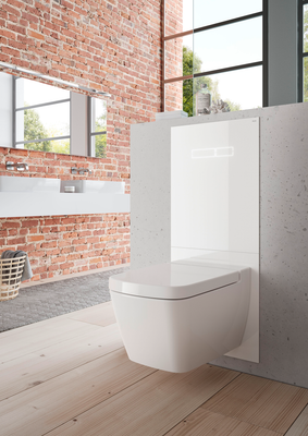 Tece lux Betätigungsplatte, mit elektr. sen-Touch Betätigung, Glas, 555 x 430 mm, Farbe weiß Bild 3