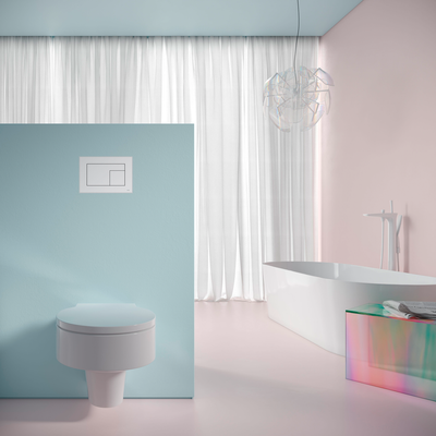 Tece velvet WC-Betätigung, Nero Ingo / "Ingo", 150 x 220 mm, Farbe schwarz Bild 4