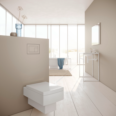 Tece velvet WC-Betätigung, Nero Ingo / "Ingo", 150 x 220 mm, Farbe schwarz Bild 6