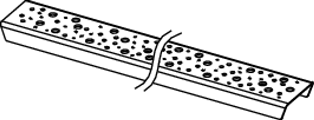 Tece drainline Designrost "drops", 900 mm, Farbe silberfarben Bild 5