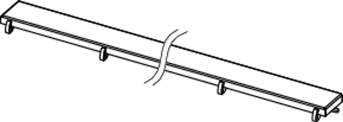 Tece drainline Designrost "steel" Edelstahl besch, für Duschrinne, 800 mm, 22 x 745 x 66 mm, Farbe weiß Bild 6