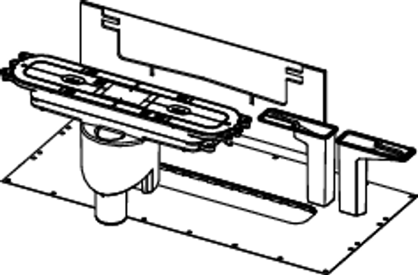 Tece drainprofile Ablauf "senkrecht", Ablaufleistung 1,37 l / s, DN 50 Bild 5