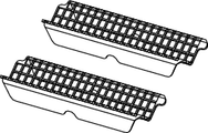 Tece TECEdrainline drainprofile Haarsieb, Set, mit 2 Sieben, Farbe silberfarben Bild 2