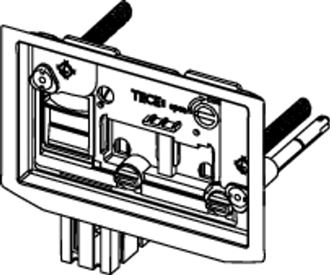 Tece Einwurfschacht, für Reinigungswürfel zum Einbau von vorne Bild 3