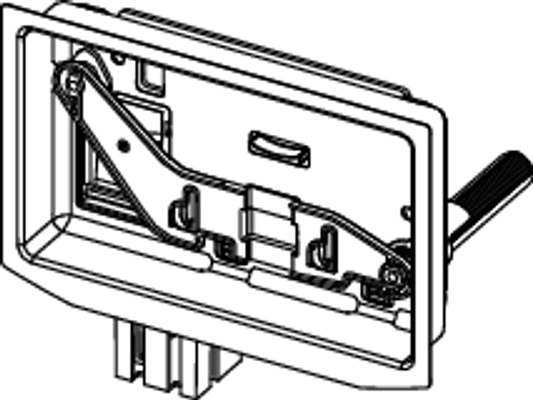 Tece -Einwurfschacht II für Reinigungstabs TECEsquare II Metall / Glas und TECEsolid, Farbe transparent Bild 3