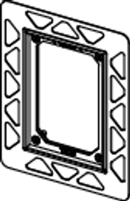 Tece filo Einbaurahmen chrom glaenzend, für flächenbündige Montage, 220 x 170 x 100 mm, Farbe chrom Bild 3