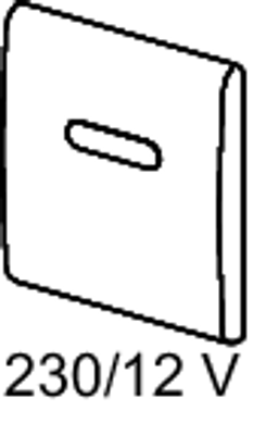 Tece planus Feinmontageset für Urinal 12 V Netz, weiss glaenzend, 120 x 100 x 120 mm, Farbe weiß Bild 5