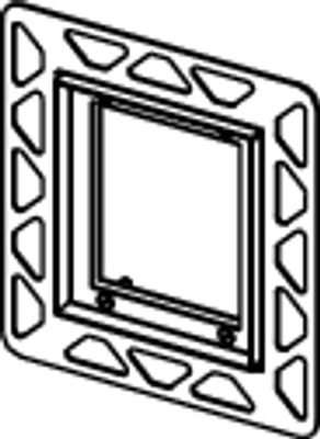 Tece loop Urinal-Einbaurahmen, für flaechenb. Montage, Farbe schwarz Bild 4