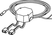 Tece Trafo, für WC-Elektroniken inklusive Anschlusskabel Länge 5 m Bild 3