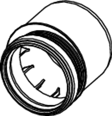 Tece -WC-Übergangsstück PP-Adapter, DN 90/100 Bild 3