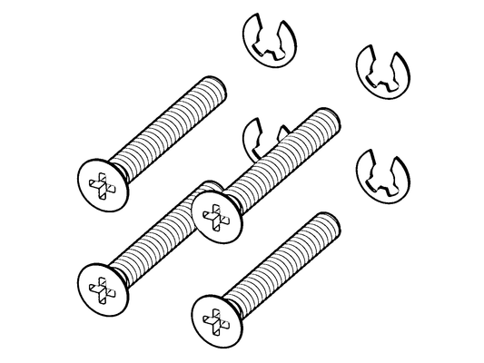 Tece -Ersatzteil Verstellbolzen 18 - 33 mm, für WC-Einbaurahmen Bild 2