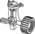 Tece -Ersatzteil 3-Wege Eckhahn Bild 2