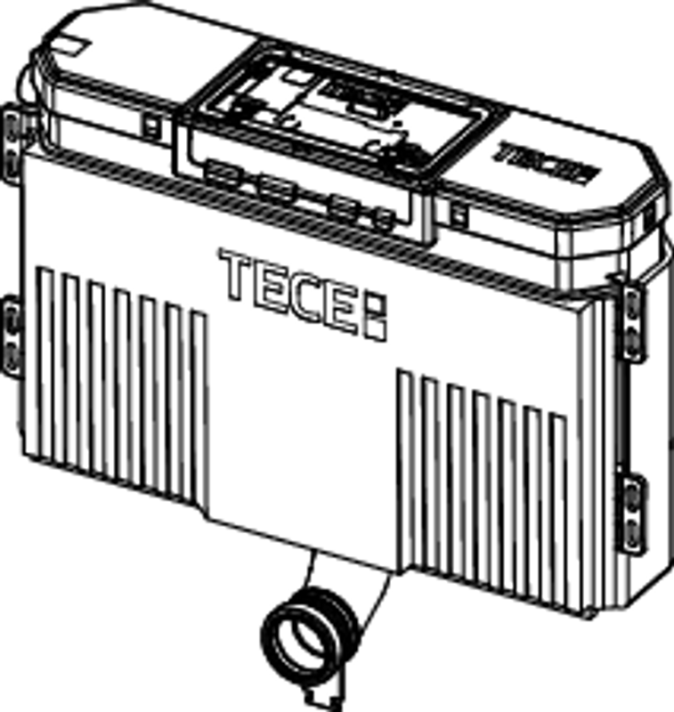 Tece -Ersatzteil Uni 750-Spülkasten Bild 1