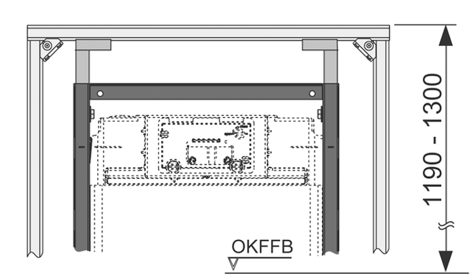 Tece profil Teleskopbefestigung, für Module Bild 2