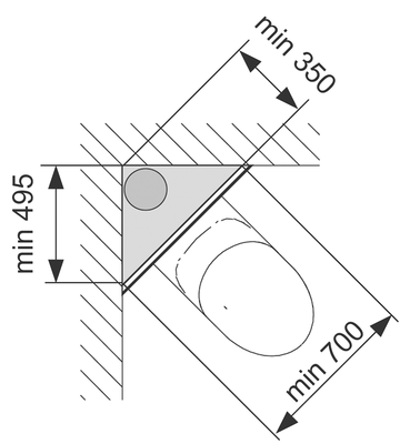 Tece profil Modulbefestigung für variable Eckmontage, mit Befestigungsmaterial Bild 2