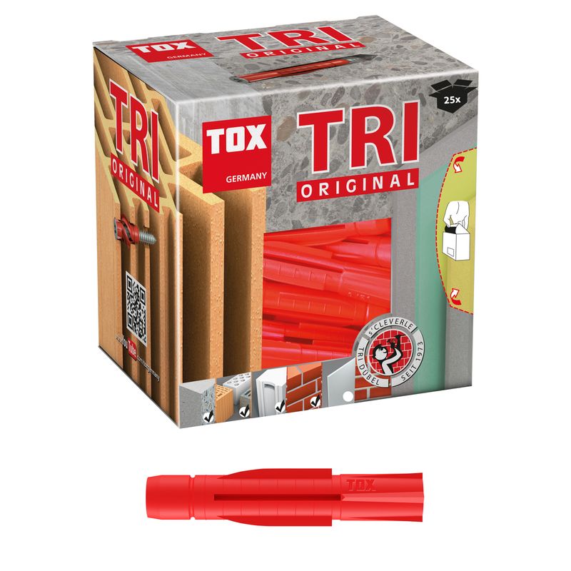 Tox Allzweckdübel TRI 12/71, je 25 Stück Bild 1