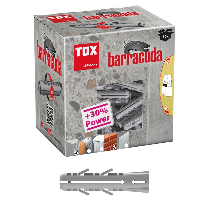 Tox Spreizdübel SD Barracuda, je 50 Stück, 10 x 50 mm Bild 1