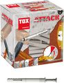 Tox Nageldübel LSN / ZK 6/35 Nagel mit Schlagschutz mit flachem Zylinderkopf, 4 x 43 mm Bild 1