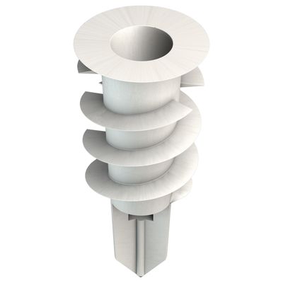 Tox Gipskartondübel GDK 32 Kunststoff für Schrauben 4,5 mm, je 50 Stück, 32 x 23 mm Bild 2