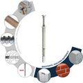 Tox Nageldübel LSN / SK 8/80 vorgesteckt mit Schlagschutz mit Nagel, 5,0 x 85 mm Bild 3
