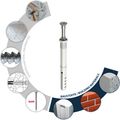 Tox Nageldübel LSN / ZK 6/35 Nagel mit Schlagschutz mit flachem Zylinderkopf, 4 x 43 mm Bild 3